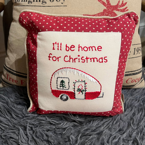 I'll Be Home for Christmas Little Cushion