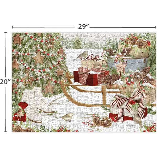 Lang, Puzzle da 1000 pezzi di neve e cacao Luxe
