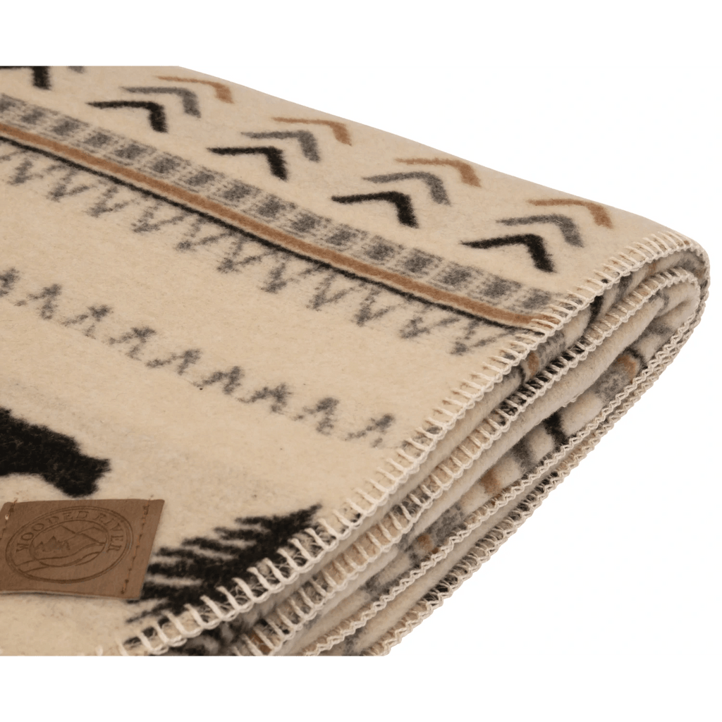 Boulder Soft Wool Blend American Throw - Olde Glory