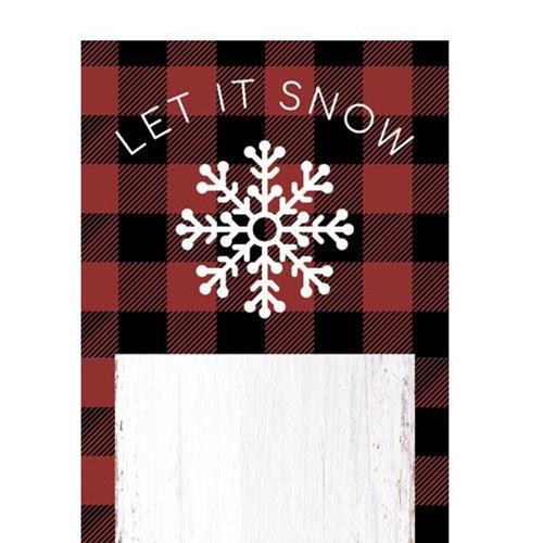 Check Let it Snow Magnetic List Pad - Olde Glory