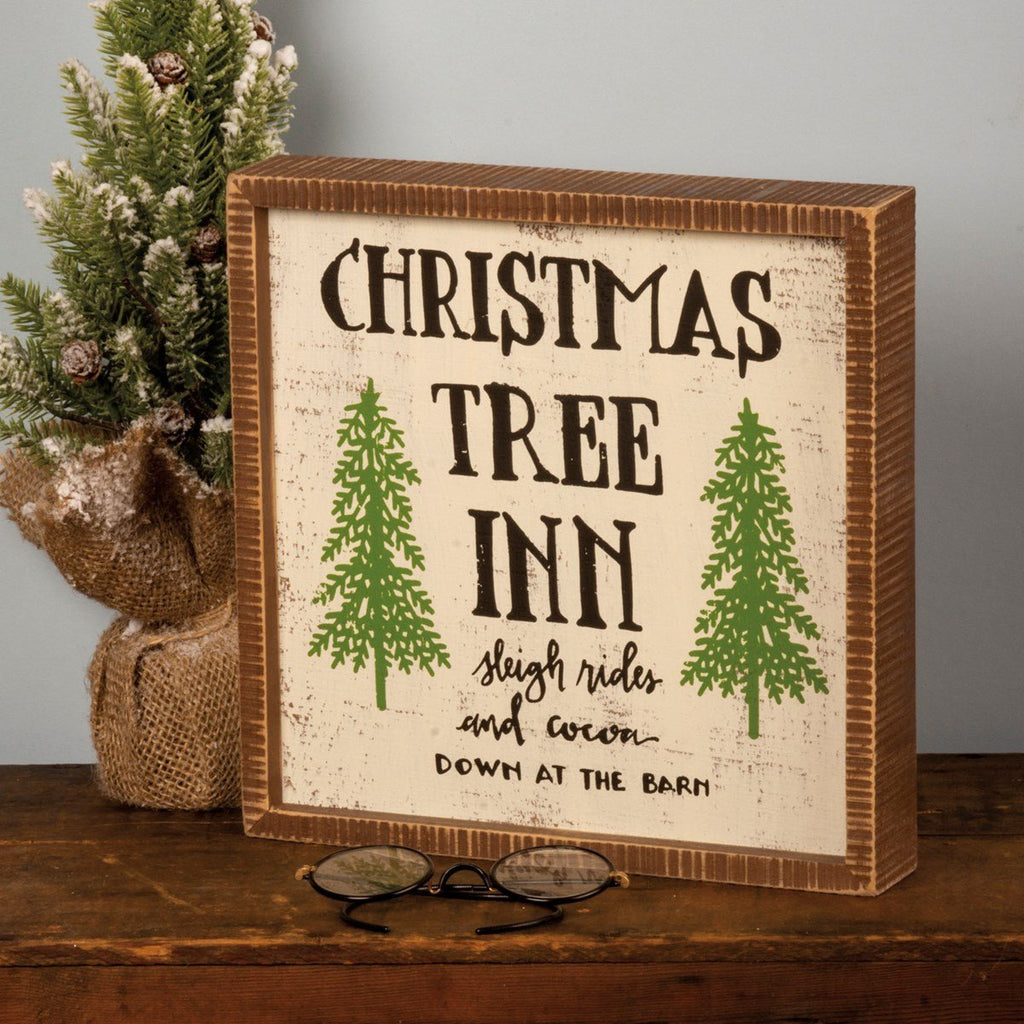 Christmas Tree Inn Framed Sign - Olde Glory