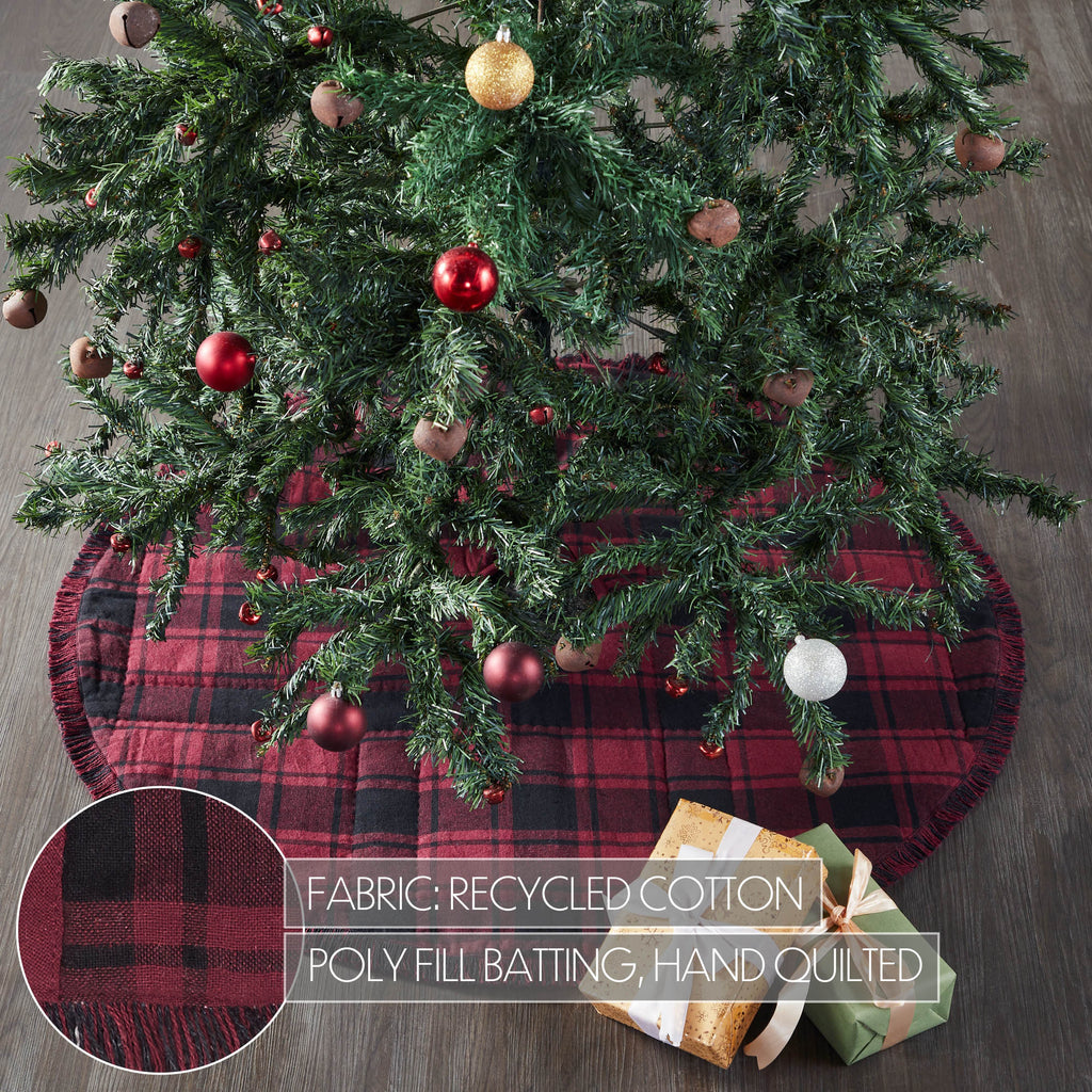 Cumberland Plaid Christmas Tree Skirt - Olde Glory