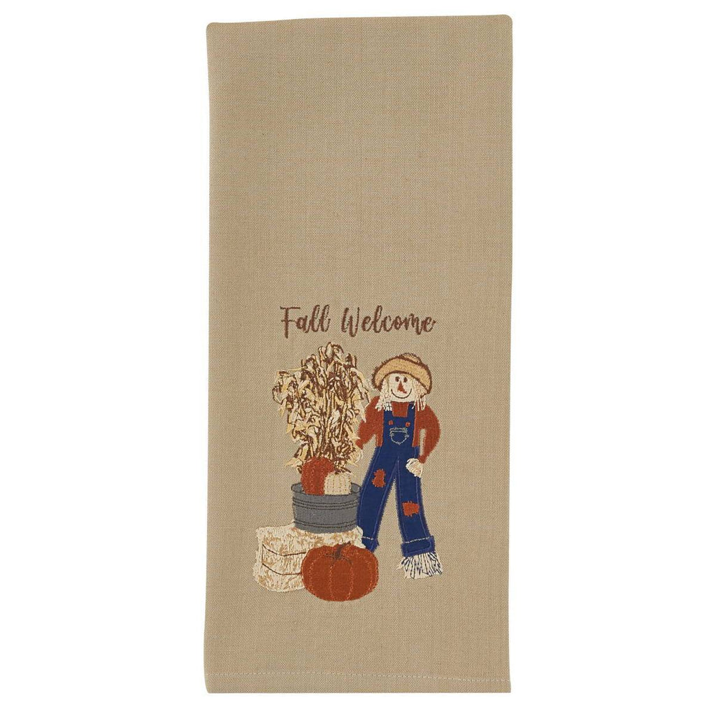 Fall Welcome Scarecrow Towel - Olde Glory