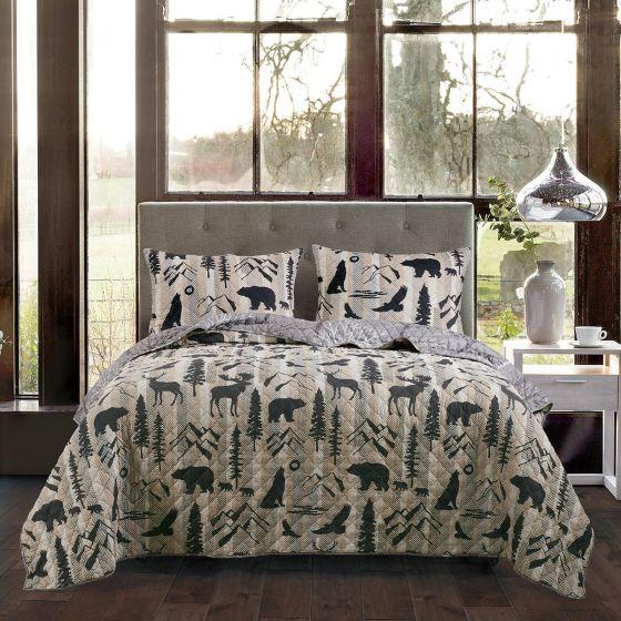 Forest Weave Quilt Set - Olde Glory
