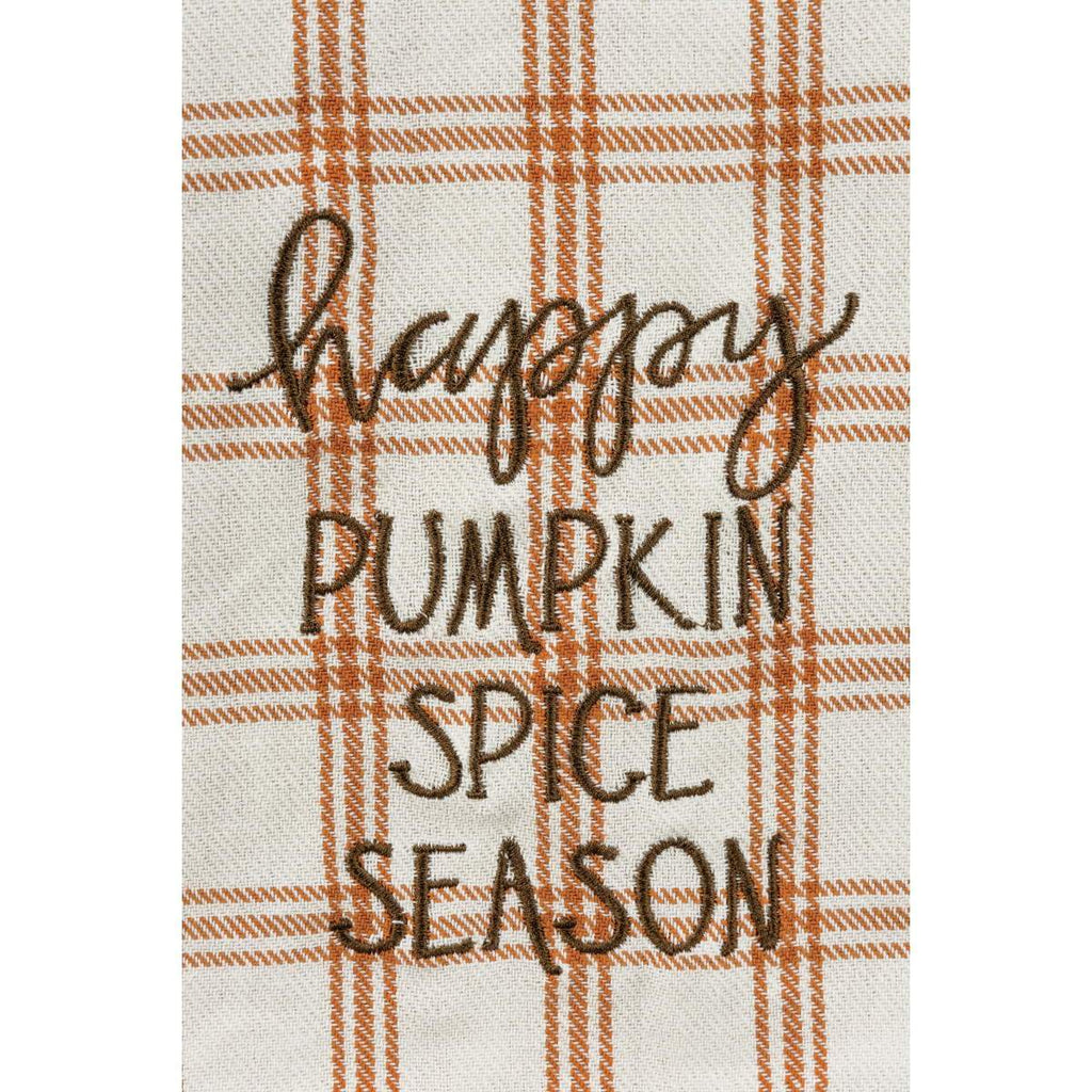 Happy Pumpkin Spice Season Check Towel - Olde Glory