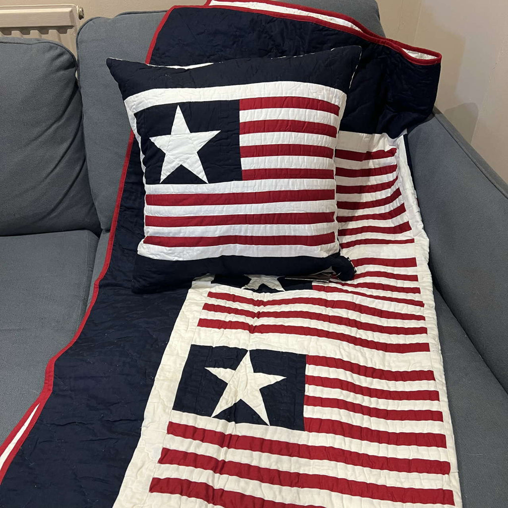 Independence Day Quilted Throw - Olde Glory