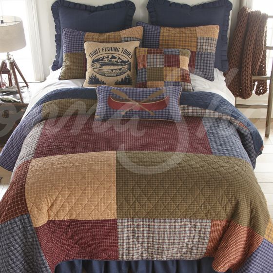 Lakehouse Cotton Patchwork Quilt - Olde Glory