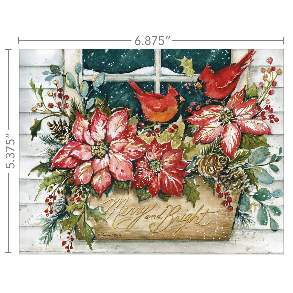 LANG Merry & Bright Greetings Boxed Cards - Olde Glory