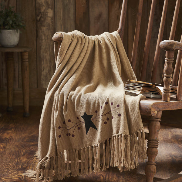Pip Vinestar Woven Recycled Cotton Throw - Olde Glory