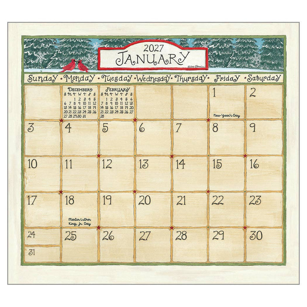 Coming Home 2027 Wall Calendar