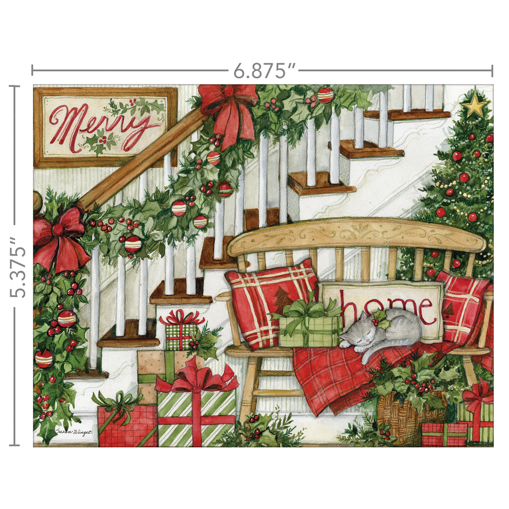 Lang Deck the Halls Boxed Christmas Cards