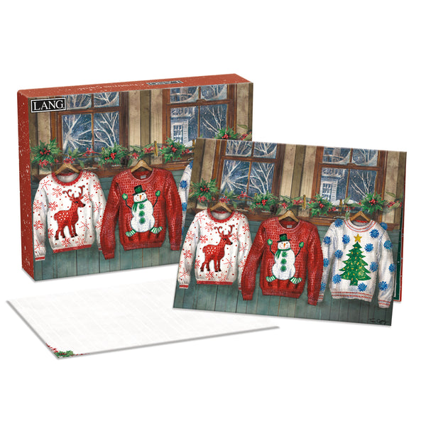 Lang Sweaters of the Season Boxed Christmas Cards