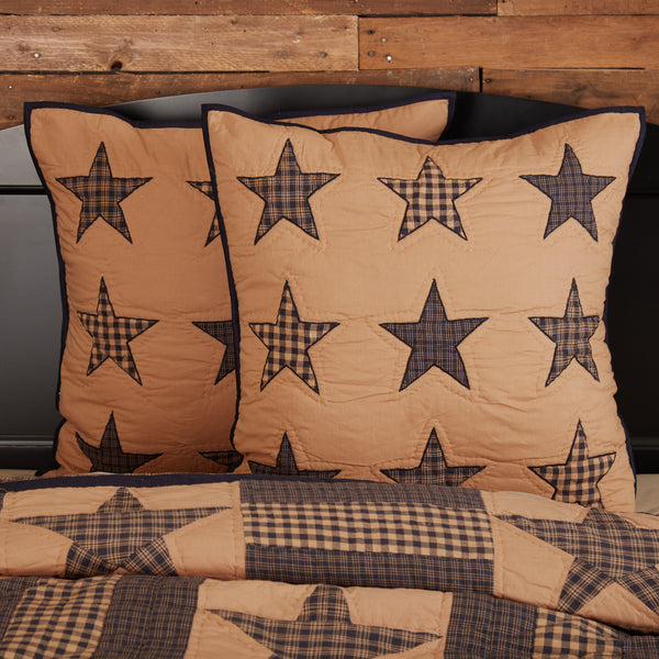 Teton Star Quilted Euro Pillow Sham