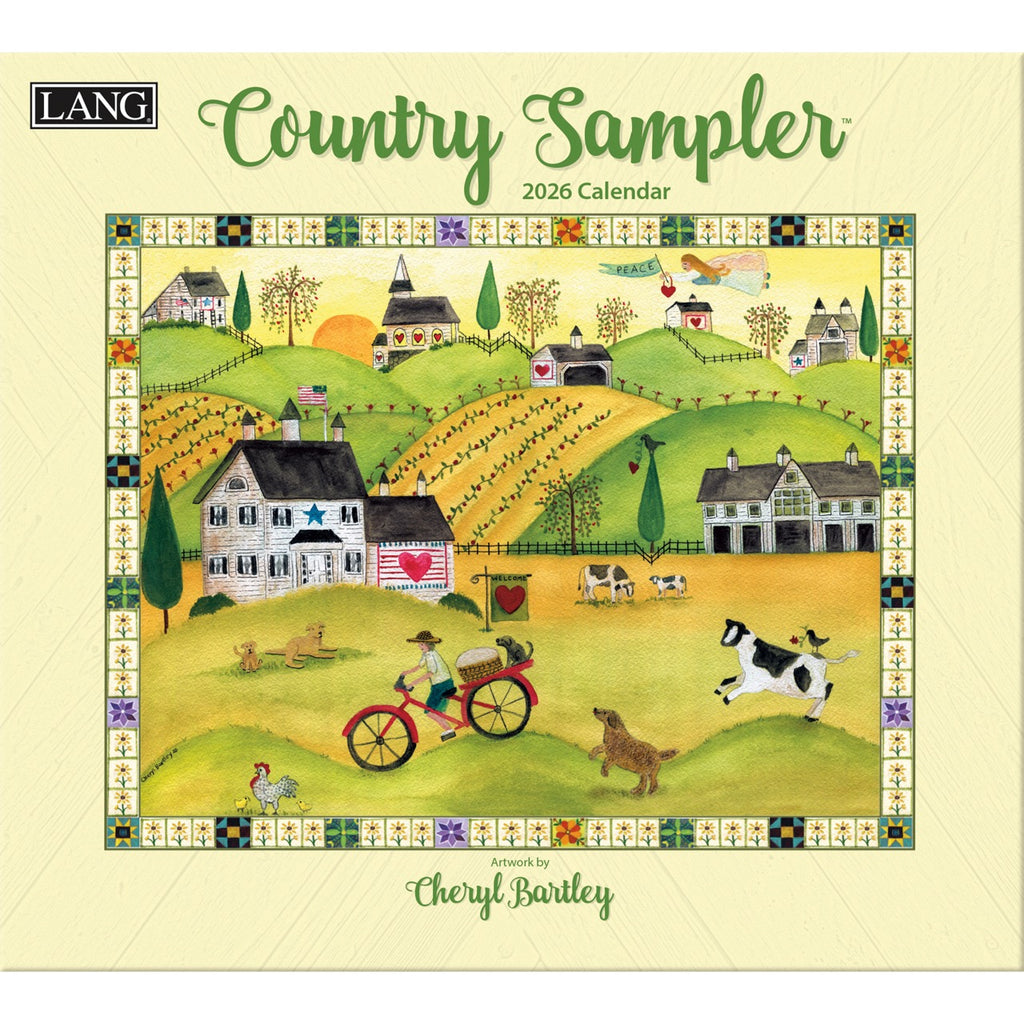 LANG Country Sampler 2026 Wall Calendar by Cheryl Bartley