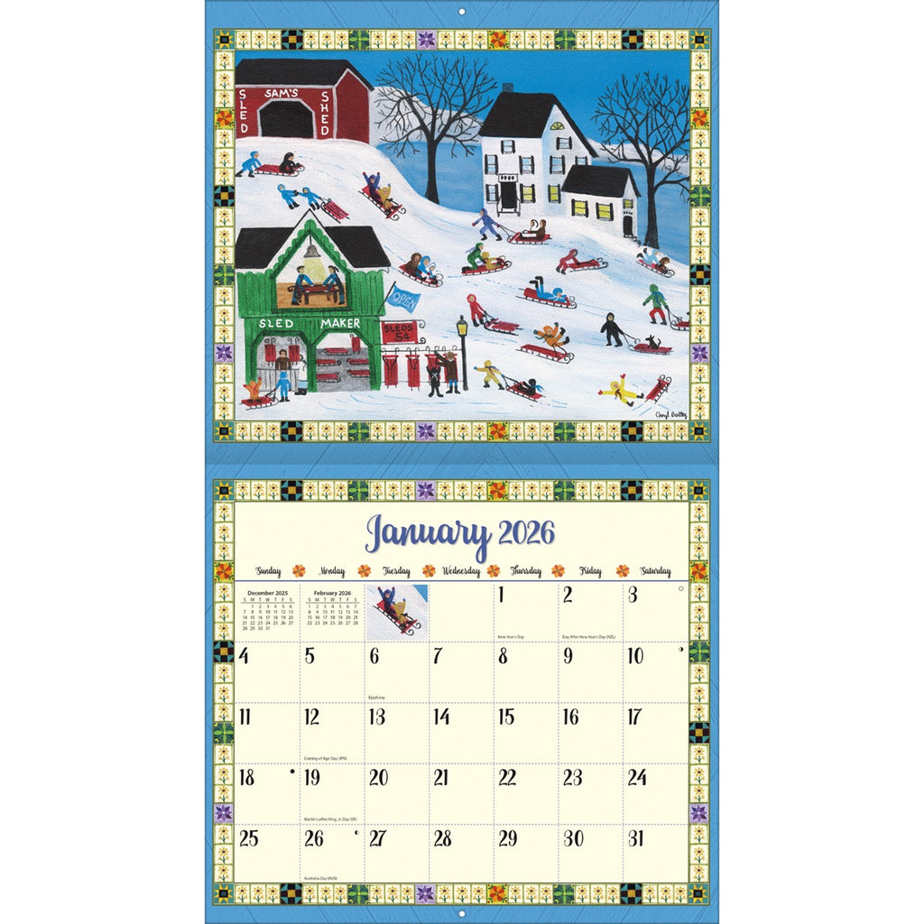 LANG Country Sampler 2026 Wall Calendar by Cheryl Bartley