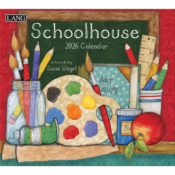 LANG Schoolhouse 2026 Wall Calendar by Susan Winget