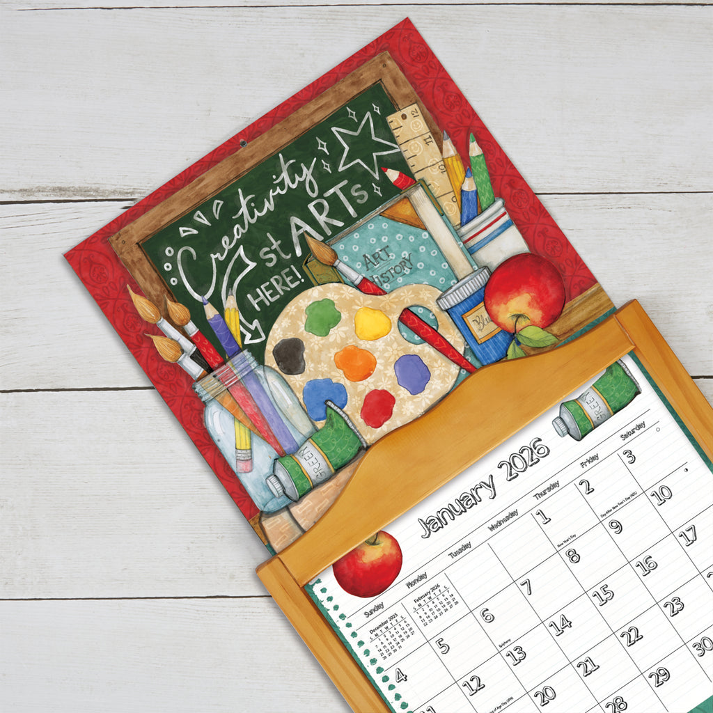 LANG Schoolhouse 2026 Wall Calendar by Susan Winget