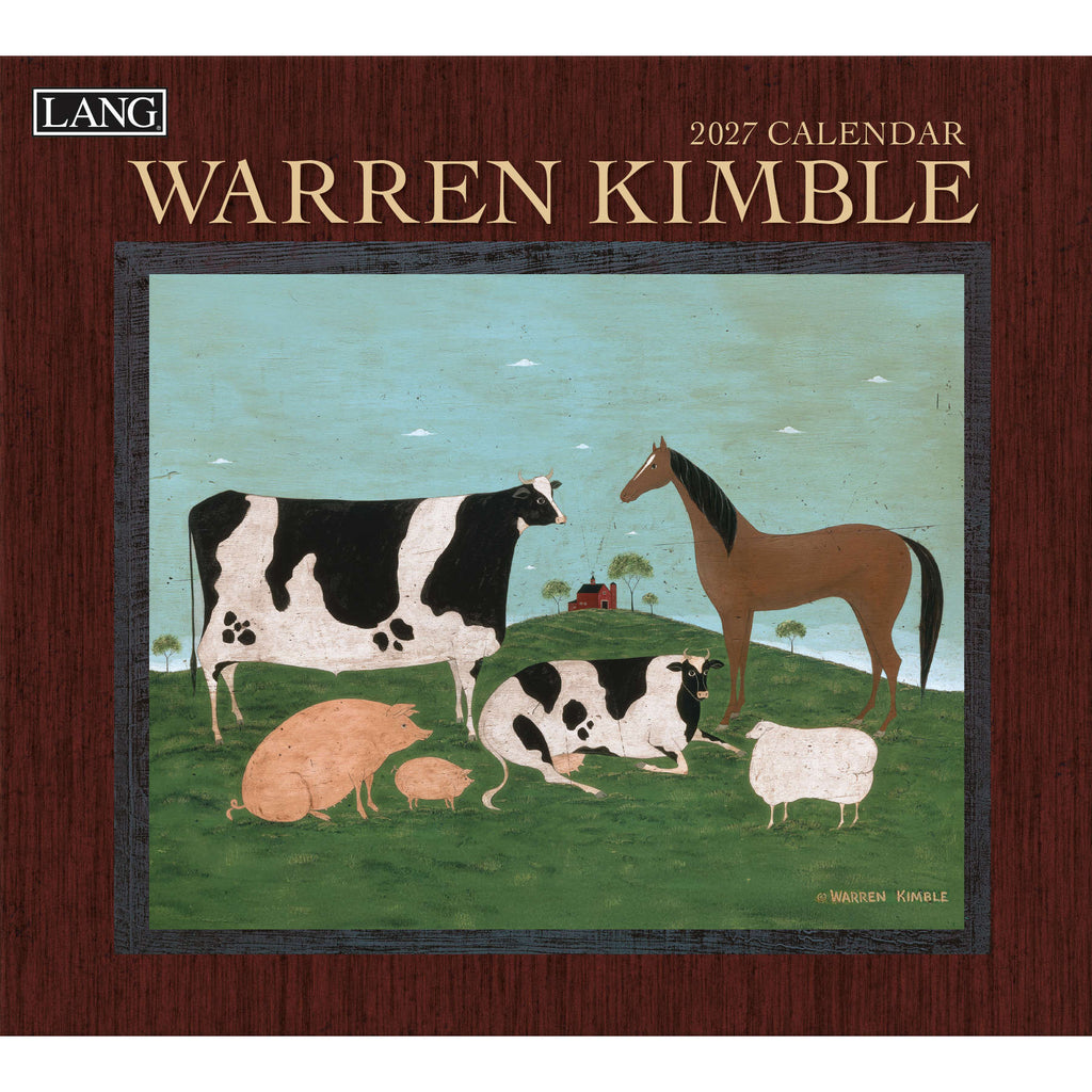 LANG Warren Kimble 2027 Wall Calendar