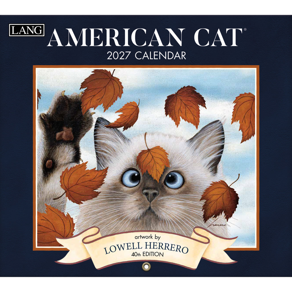 LANG American Cat 2027 Wall Calendar