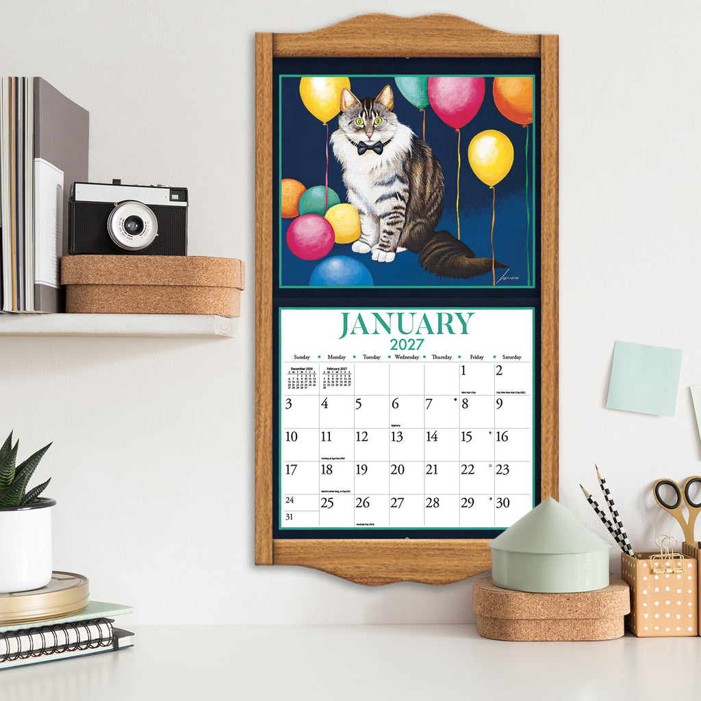 LANG American Cat 2027 Wall Calendar