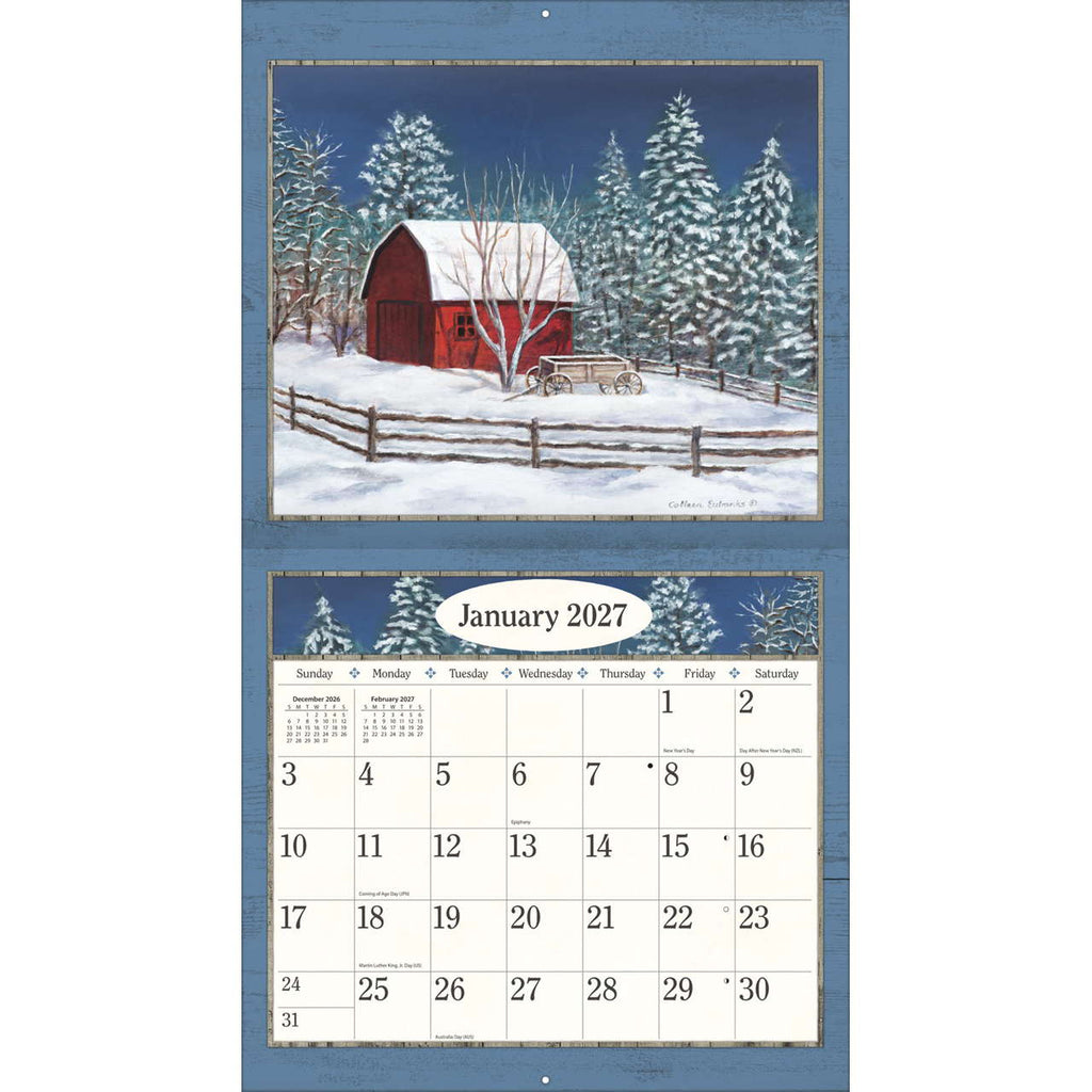 LANG Country Living 2027 Wall Calendar