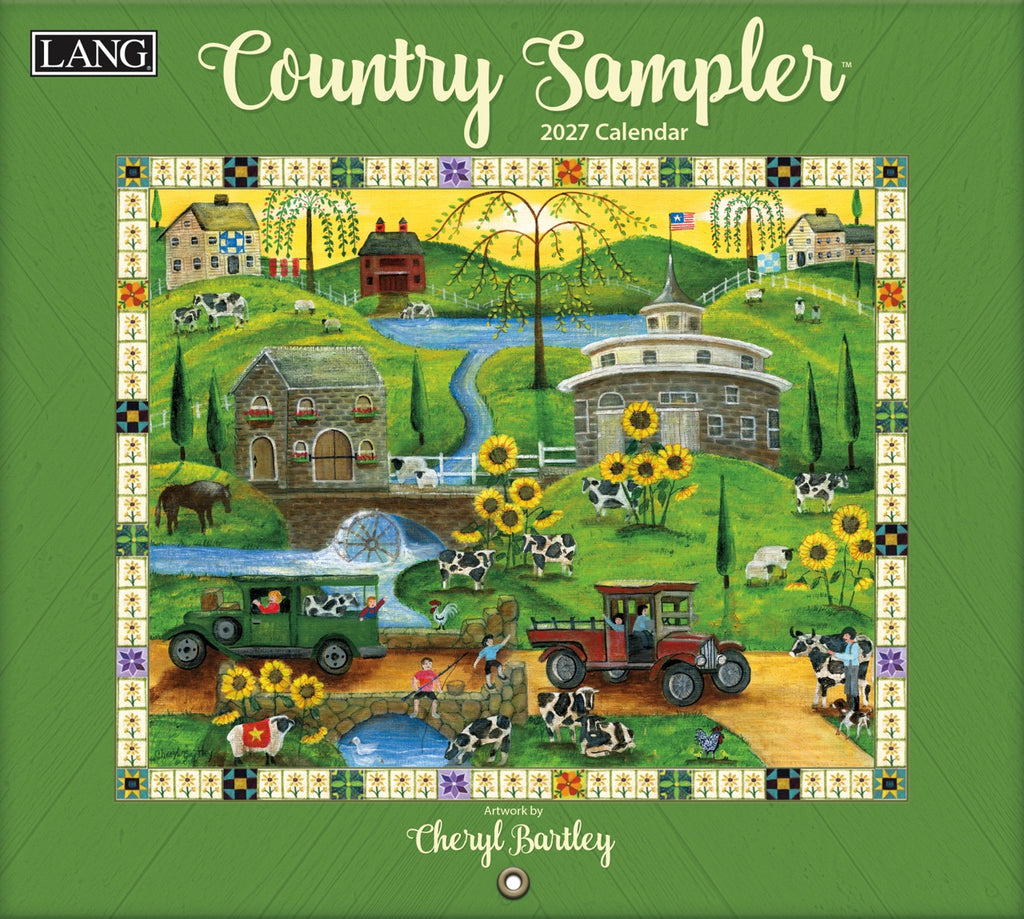 LANG Country Sampler 2027 Wall Calendar by Cheryl Bartley