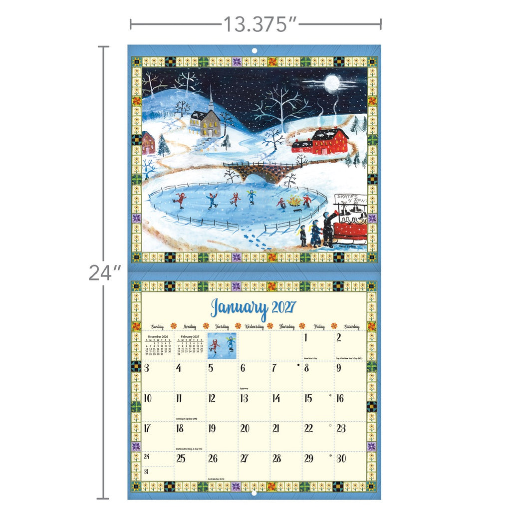 LANG Country Sampler 2027 Wall Calendar by Cheryl Bartley