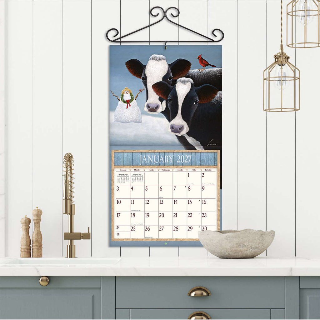 LANG Cows Cows Cows 2027 Wall Calendar