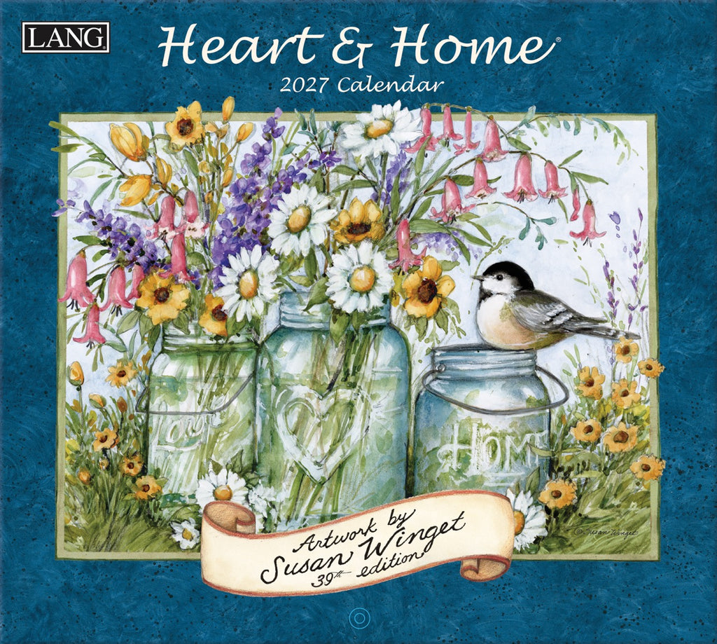 LANG Heart and Home 2027 Wall Calendar by Susan Winget