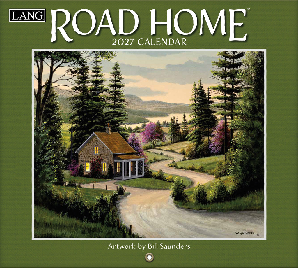 LANG Road Home 2027 Wall Calendar by Bill Saunders