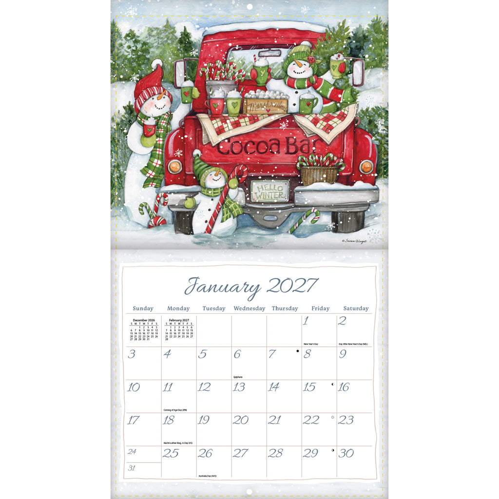 LANG Truckin' Along 2027 Wall Calendar