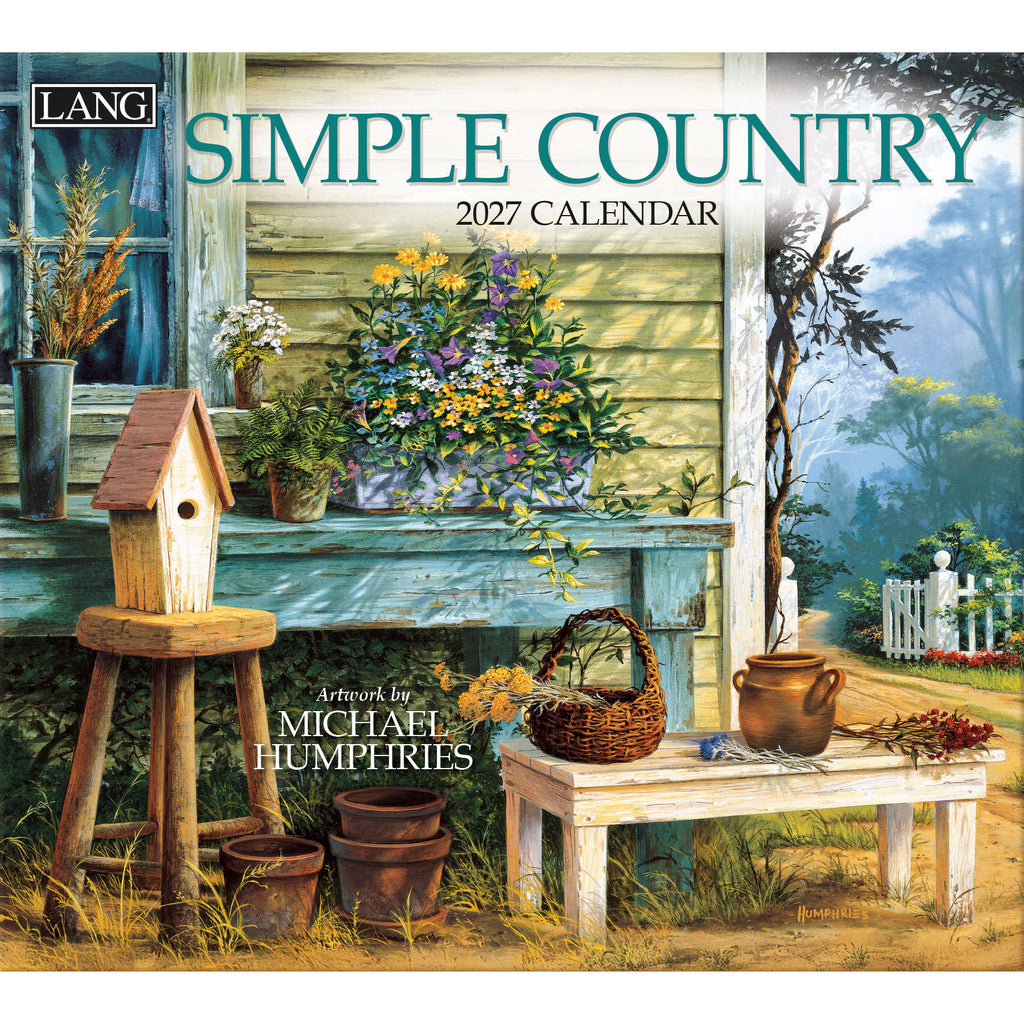 LANG Simple Country 2027 Wall Calendar by Michael Humphries