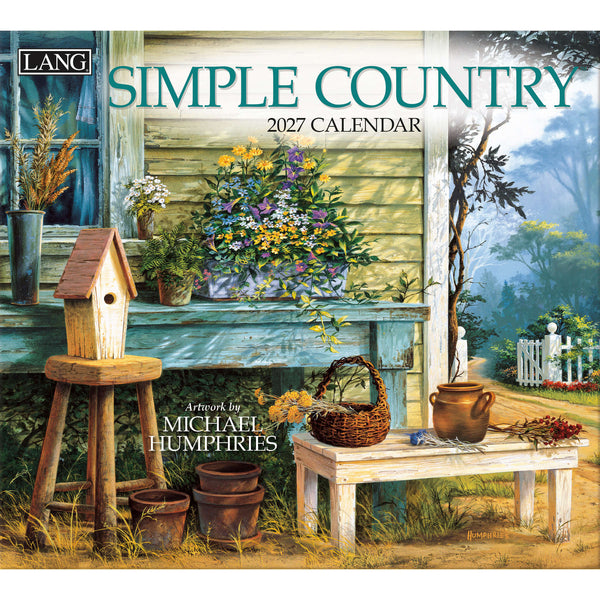 LANG Simple Country 2027 Wall Calendar by Michael Humphries
