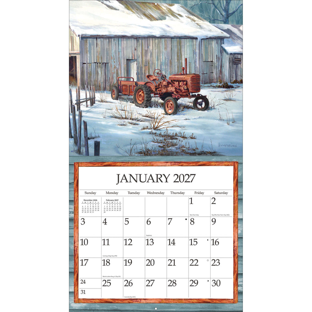 LANG Simple Country 2027 Wall Calendar by Michael Humphries