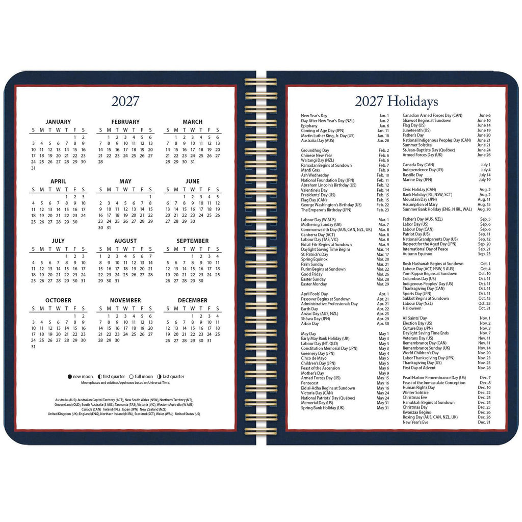 LANG Linda Nelson Stocks 2027 Spiral Engagement Diary Planner