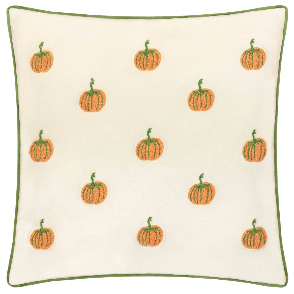 Velvet Tufted Pumpkins Cushion