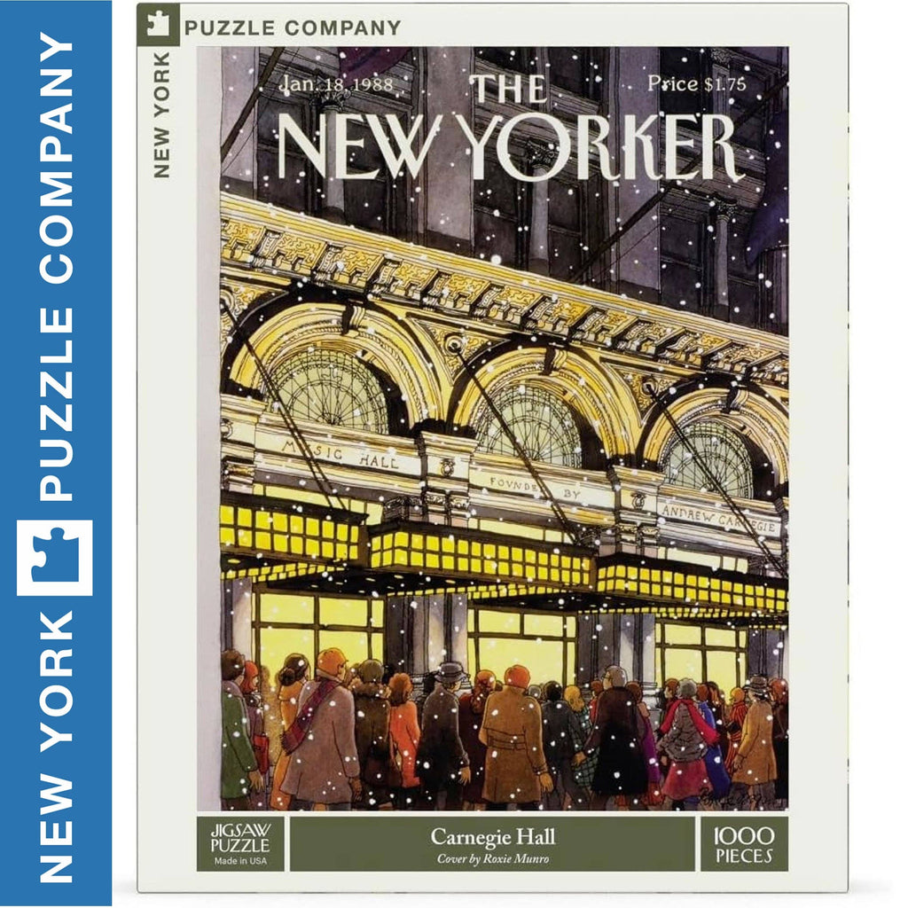 The New Yorker Carnegie Hall 1000 Piece Jigsaw Puzzle