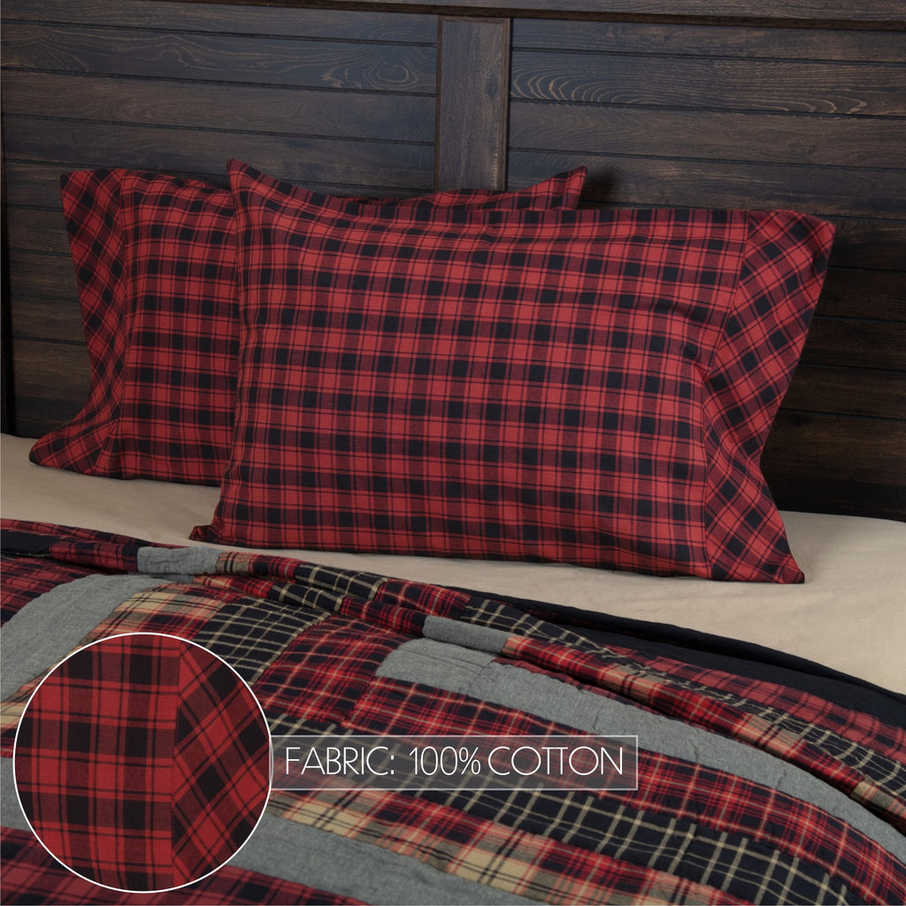 Set of 2 Cumberland Plaid Pillow Cases