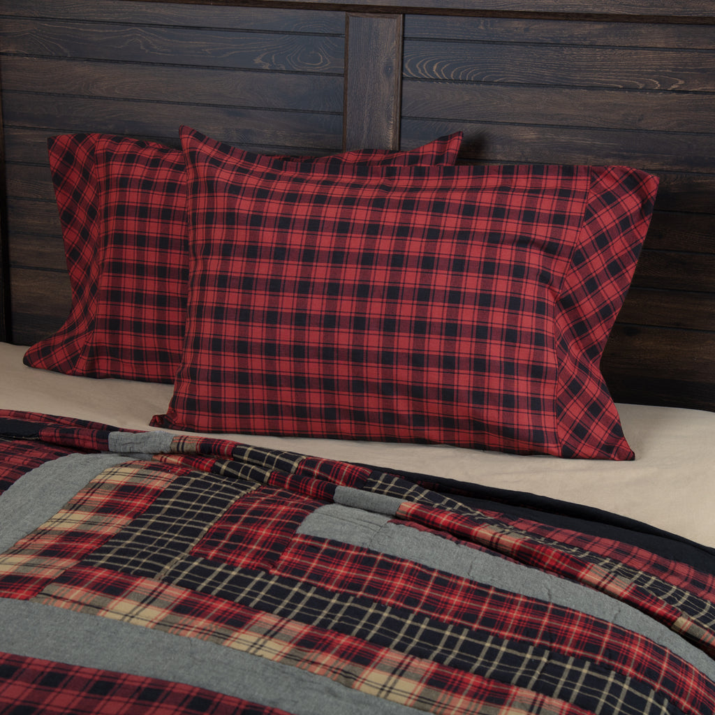 Set of 2 Cumberland Plaid Pillow Cases
