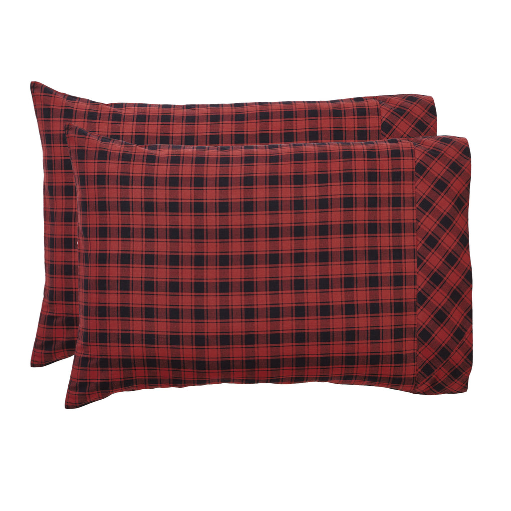 Set of 2 Cumberland Plaid Pillow Cases