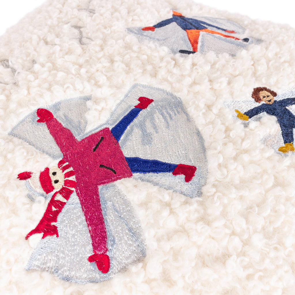 Snow Angels Boucle Cushion