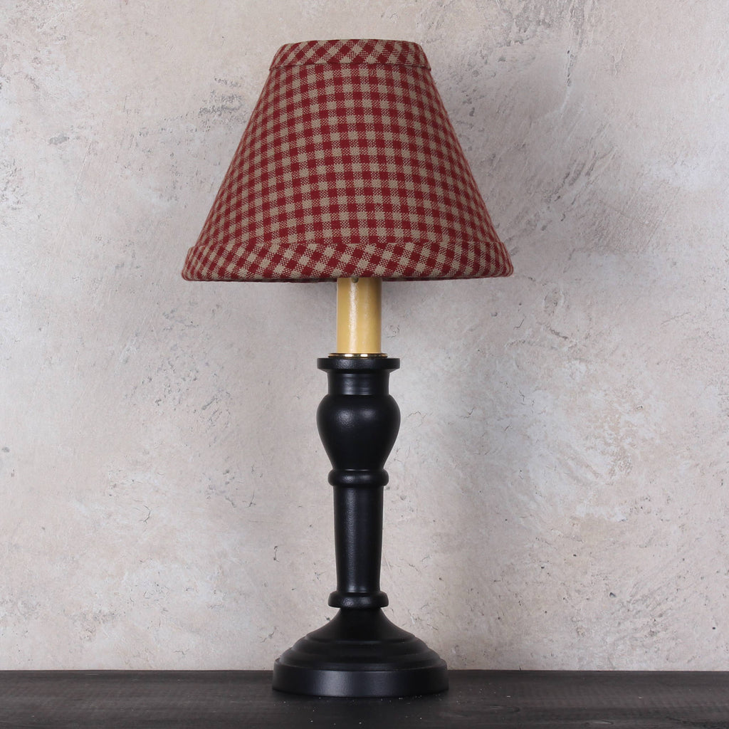 Newbury Gingham Barn Red 6" Lampshade