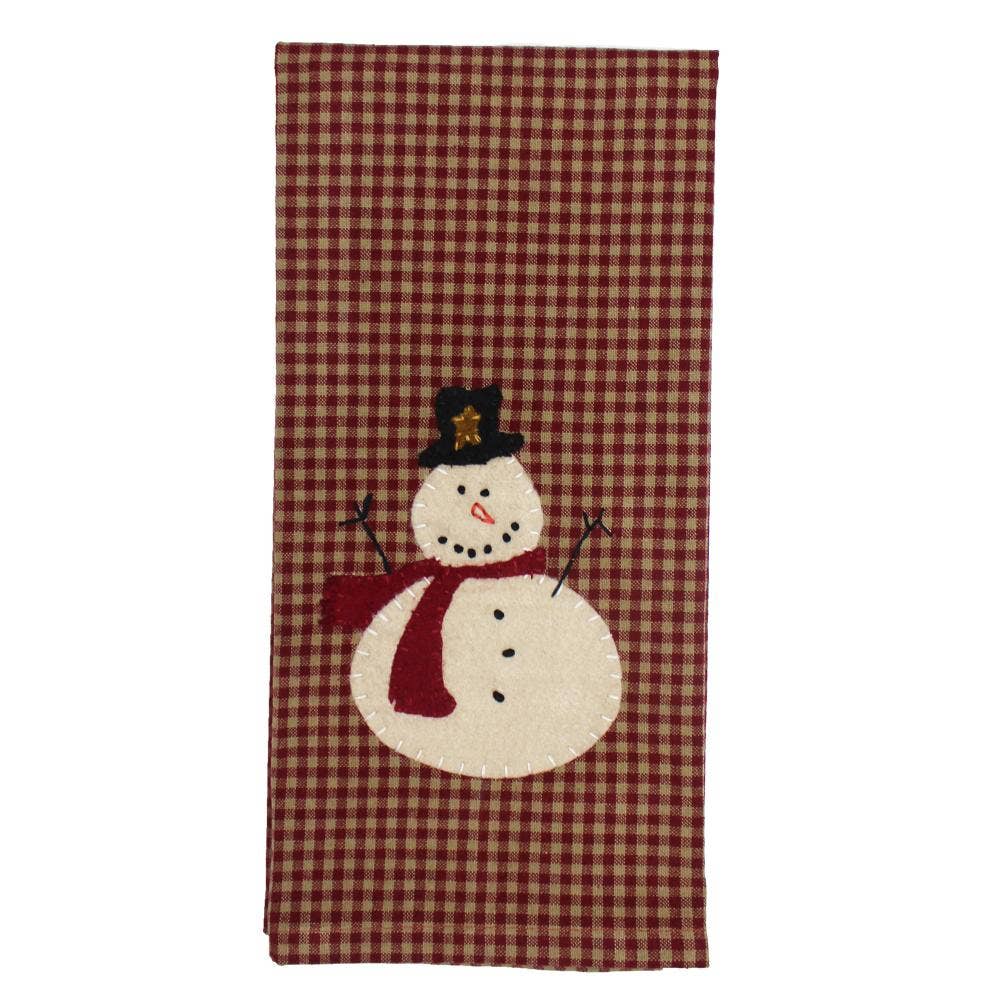 Snowberry Homespun Check Towel