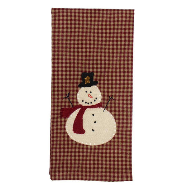 Snowberry Homespun Check Towel