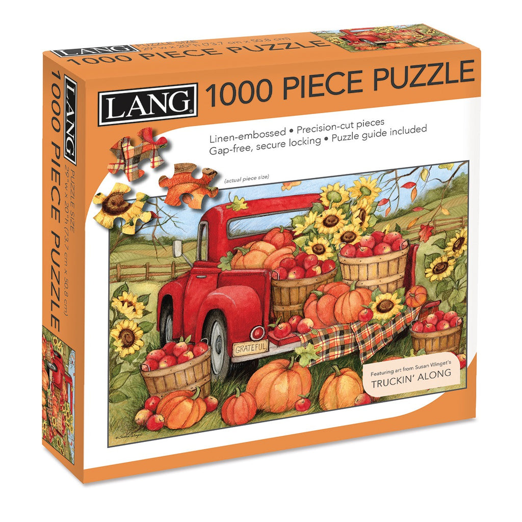 LANG Harvest Truck 1000 Piece Jigsaw