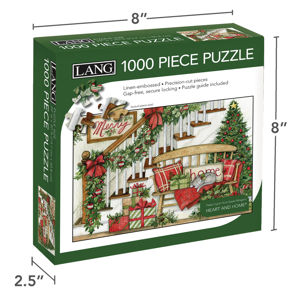 LANG Deck the Halls 1000 Piece Jigsaw Puzzle