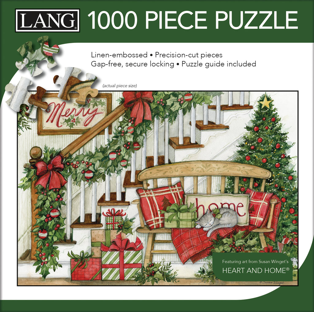 LANG Deck the Halls 1000 Piece Jigsaw Puzzle