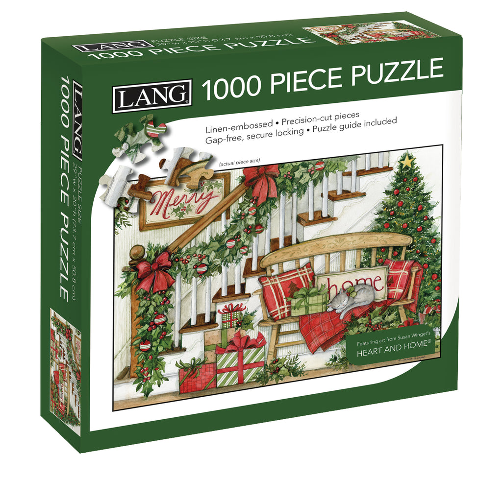 LANG Deck the Halls 1000 Piece Jigsaw Puzzle