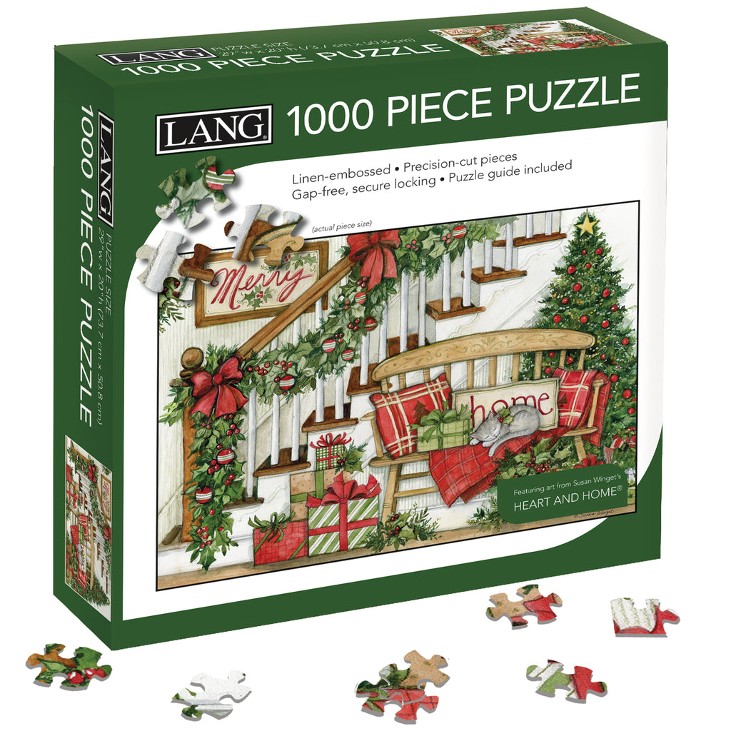 LANG Deck the Halls 1000 Piece Jigsaw Puzzle