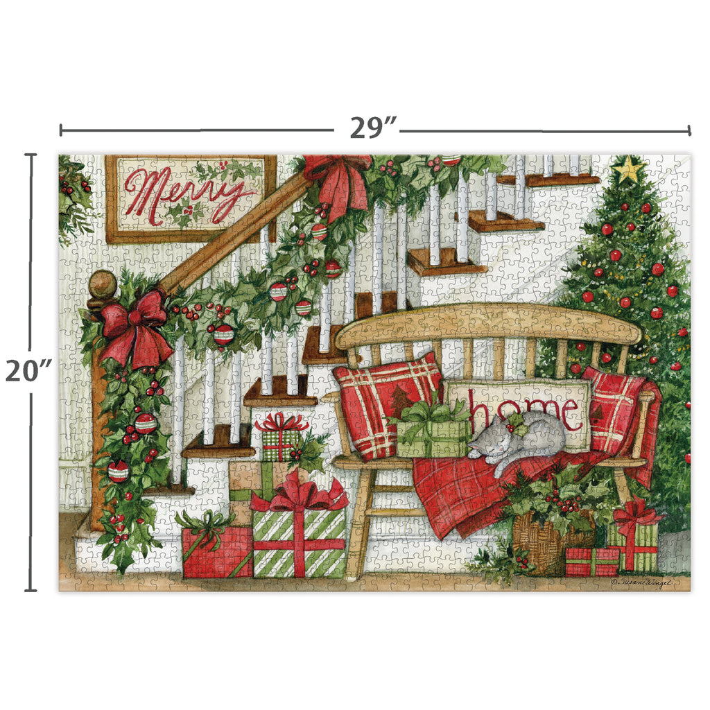 LANG Deck the Halls 1000 Piece Jigsaw Puzzle